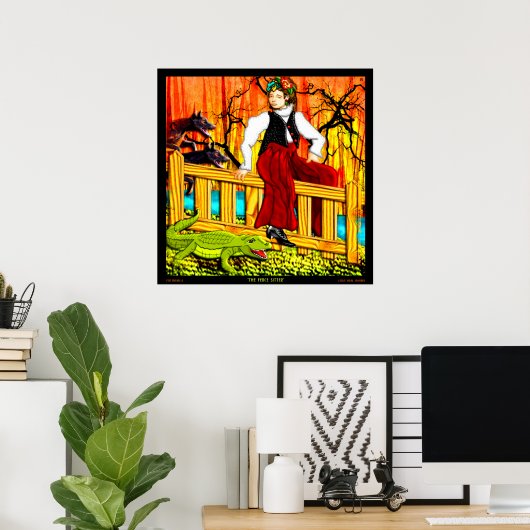 Poster La clôture (Bureau à domicile)