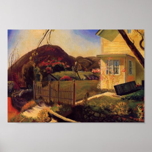 Poster La clôture de la poche par George Bellows (Devant)
