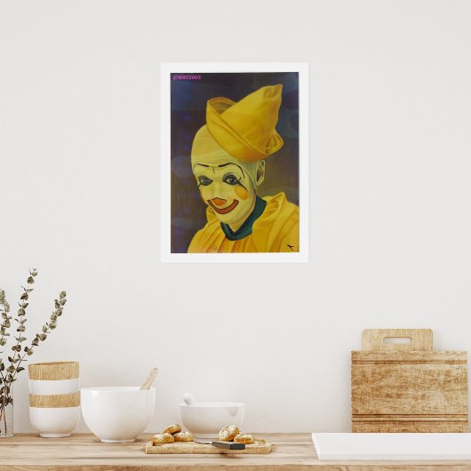 POSTER LA CLOWN EST UNE DAME (Cuisine)