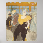 Poster La clownesse dans la Rouge, 1897 (Devant)