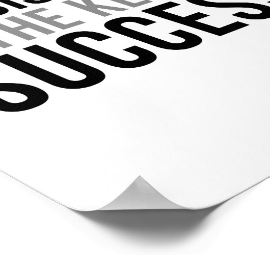 Poster La Cohérence Est La Clé Du Succès (Coin)