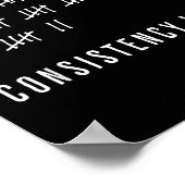 Poster La Cohérence Est La Motivation Clé La Conception D (Coin)