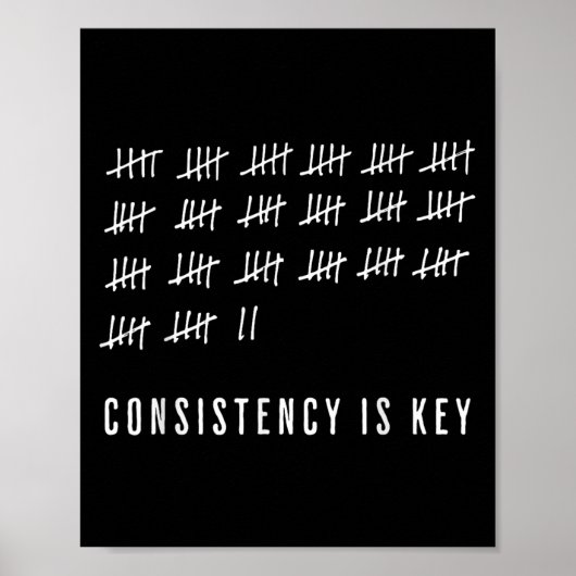 Poster La Cohérence Est La Motivation Clé La Conception D (Devant)