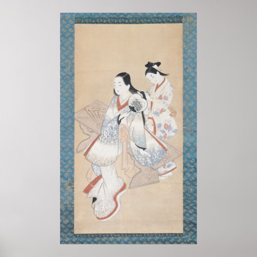 Poster La Coiffure de Courtesan, c.1700-14 (Devant)