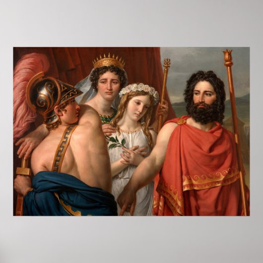 Poster La colère d'Achille, 1819 (Devant)