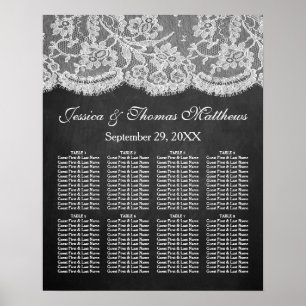 Poster La collection de Mariages Chalkboard & Lace