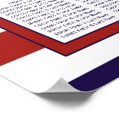 Poster La collection de Mariages d'Ancres nautiques Red & (Coin)