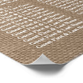 Poster La collection de mariages de plage de sable jaune (Coin)