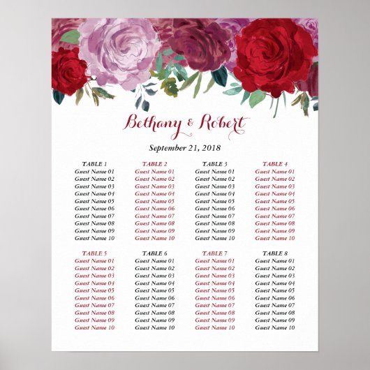 Poster La collection de Mariages floraux romantiques (Devant)