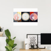 Poster La colombe, groupe IX par Hilma af Klint (Bureau à domicile)