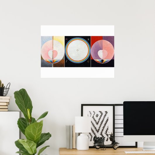 Poster La colombe, groupe IX par Hilma af Klint (Bureau à domicile)