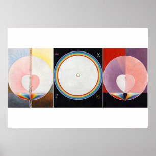 Poster La colombe, groupe IX par Hilma af Klint