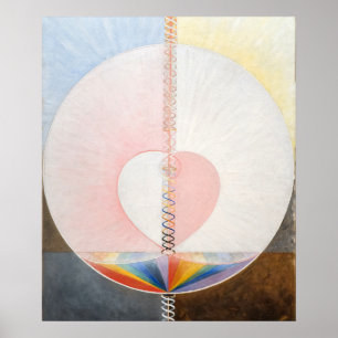 Poster La Colombe, n° 1, Hilma af Klint, Cœur