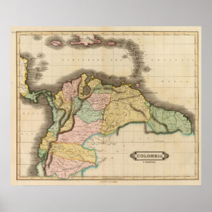 Poster La Colombie, Guayana