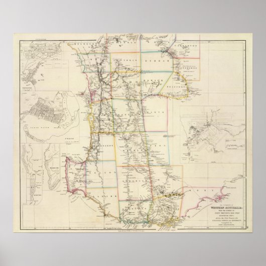 Poster La colonie de l'Australie occidentale (Devant)