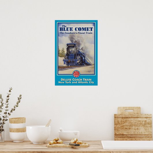 Poster La Comète Bleue (Cuisine)