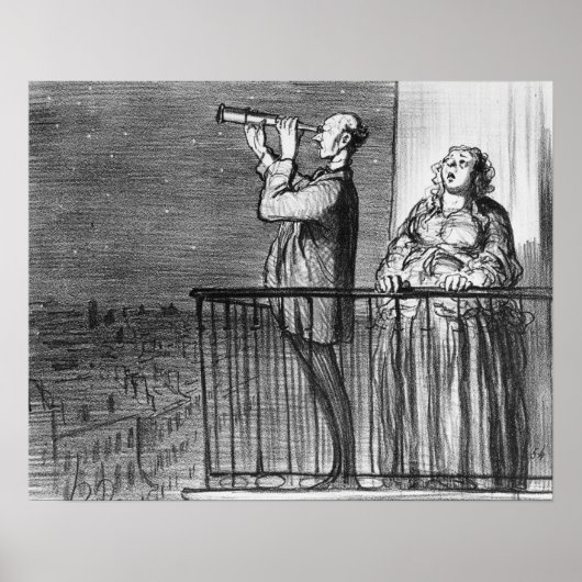 Poster La comète, Parisiens augmente (Devant)