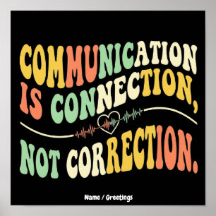 Poster La communication rétro est une connexion, pas une 