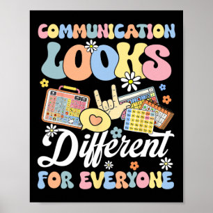 Poster La Communication Semble Différente Pour Tous L'Aut