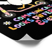Poster La Communication Silly Goose Semble Différente (Coin)