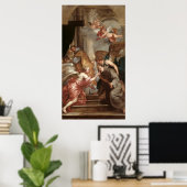 Poster La communion de Saint-Bonaventure (Bureau à domicile)