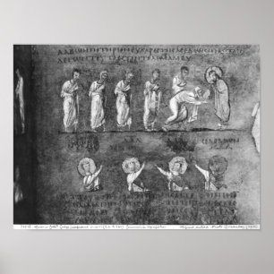Poster La communion de six apôtres