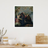 Poster La Communion de Ste Rose de Viterbe (La Vierge) (Cuisine)