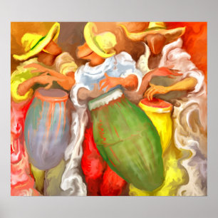 Poster "La Comparsa" Haut Contraste