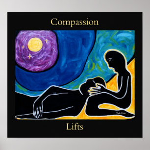 Poster La compassion soulève l'affiche