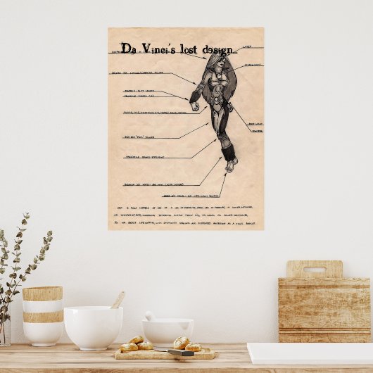 Poster La conception perdue de DaVinci (Cuisine)