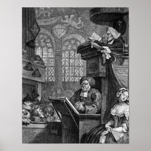 Poster La congrégation de sommeil, 1736