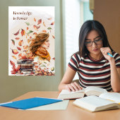 Poster La connaissance de l'aquarelle est source de puiss