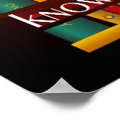 Poster La connaissance est l'analyse de puissance (Coin)