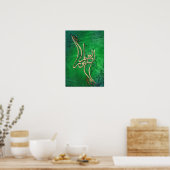 Poster La connaissance est léger Arabe Calligraphie Poste (Cuisine)