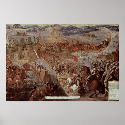 Poster La conquête de Tenochtitlan (Devant)