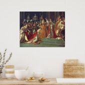 Poster La consécration de l'empereur Napoléon l (Cuisine)