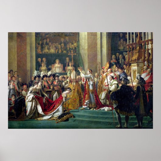 Poster La consécration de Napoléon et celle de Joséphine (Devant)