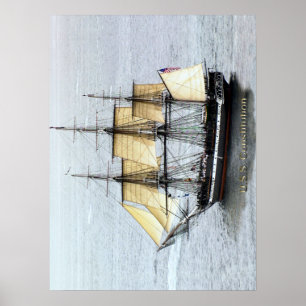 Poster La Constitution américaine au masque complet