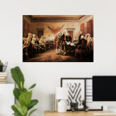 Poster La Constitution Américaine Imprimée (Bureau à domicile)