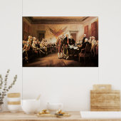 Poster La Constitution Américaine Imprimée (Cuisine)