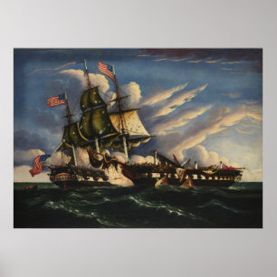 Poster La Constitution et la Guerrière (Vibrant)