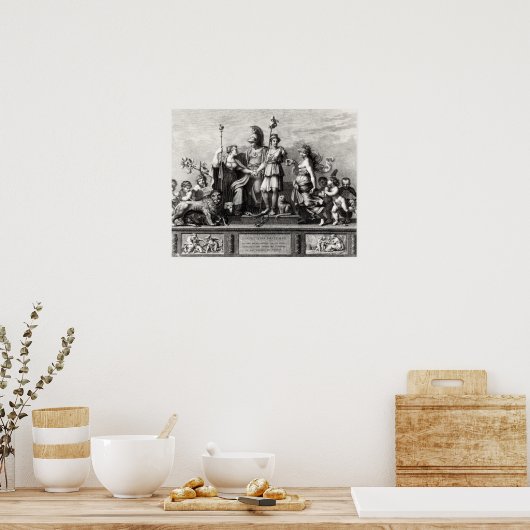 Poster La Constitution française (Cuisine)