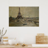 Poster La construction de la Tour Eiffel (Cuisine)