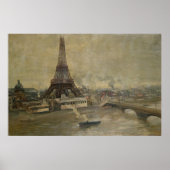 Poster La construction de la Tour Eiffel (Devant)