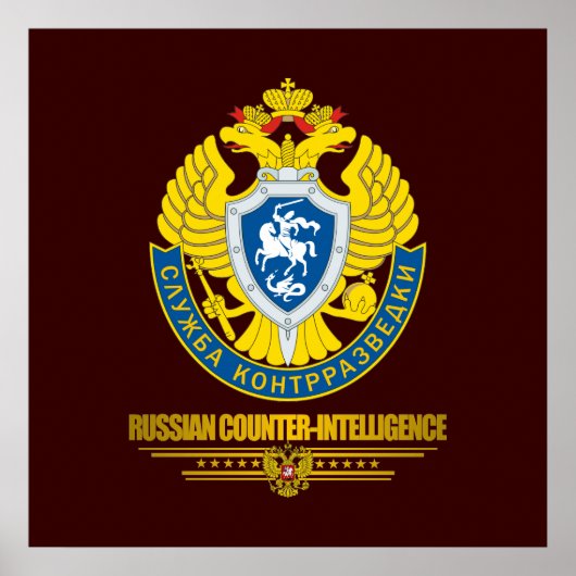 Poster La contre-intelligence russe (Devant)