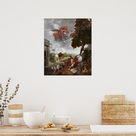 Poster La conversion de St. Augustine, c.1663 (Cuisine)