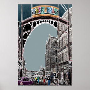 Poster La copie d'affiche de Glasgow de galipot