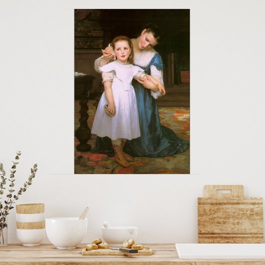 Poster La coque par William Bouguereau (Cuisine)