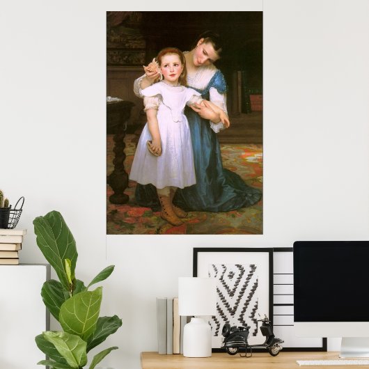 Poster La coque par William Bouguereau (Bureau à domicile)