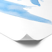 Poster La Coquette de la Bow Bleue Moderne Accueil (Coin)